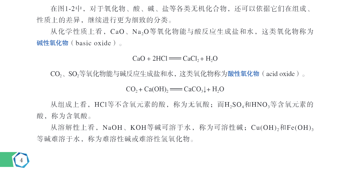 物质的分类 P4